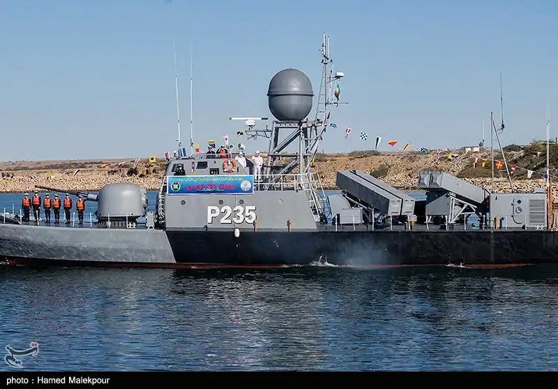 Armament of a Sina-class missile boat. Photo credits: Hamed Malekpour