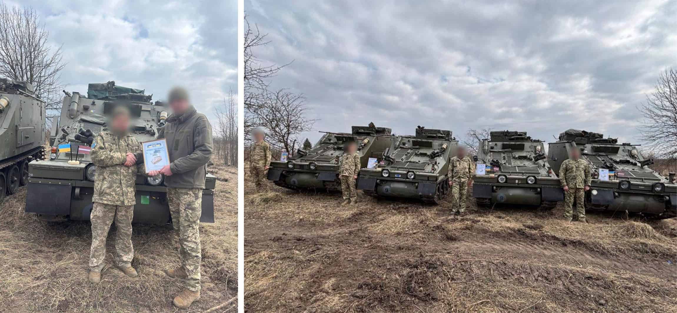 Командно-штабні машини Fv105 Sultan передані Латвією для Сил оборони України. Фото: Andris Spruds.
