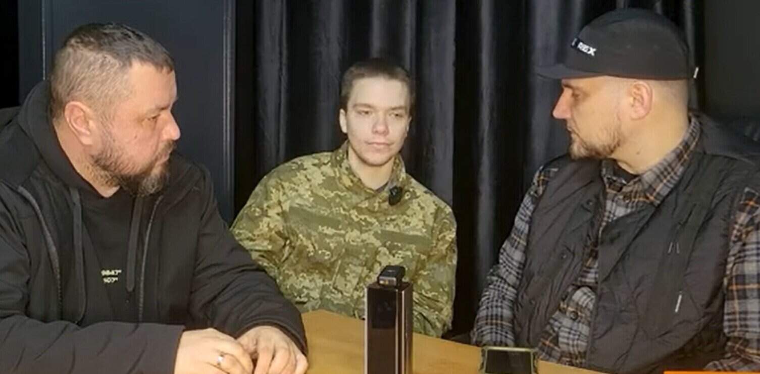 During the interview. Source: YouTube, Apostle Dmytro Karpenko