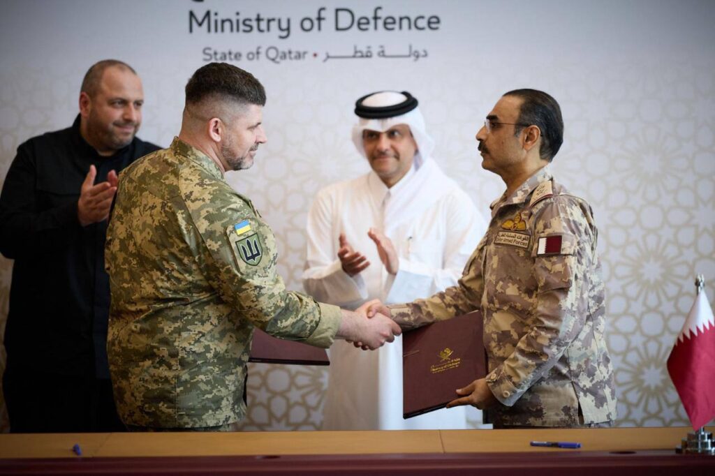 Підписання угоди про співпрацю між Україною та Катаром. Фото Рустем Умеров