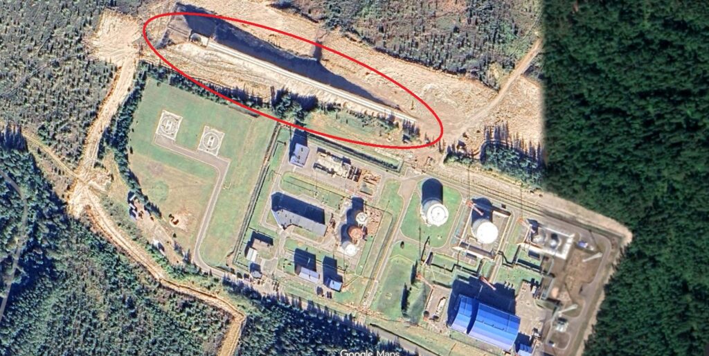 Позиція ППО поруч з портом Приморськ. Фото Google Maps