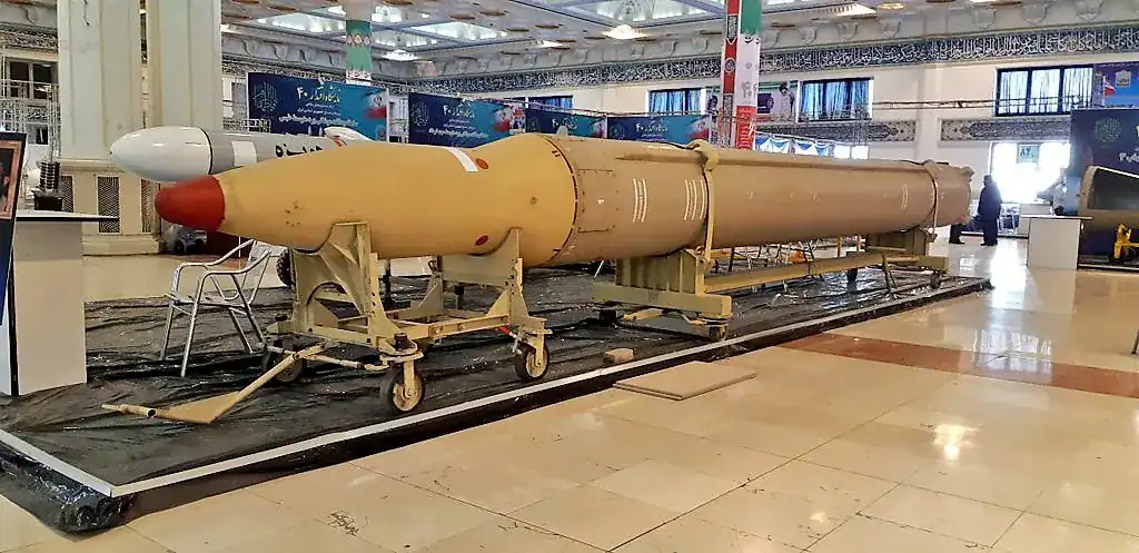 Qiam-1 ballistic missile. Photo credits: IRNA