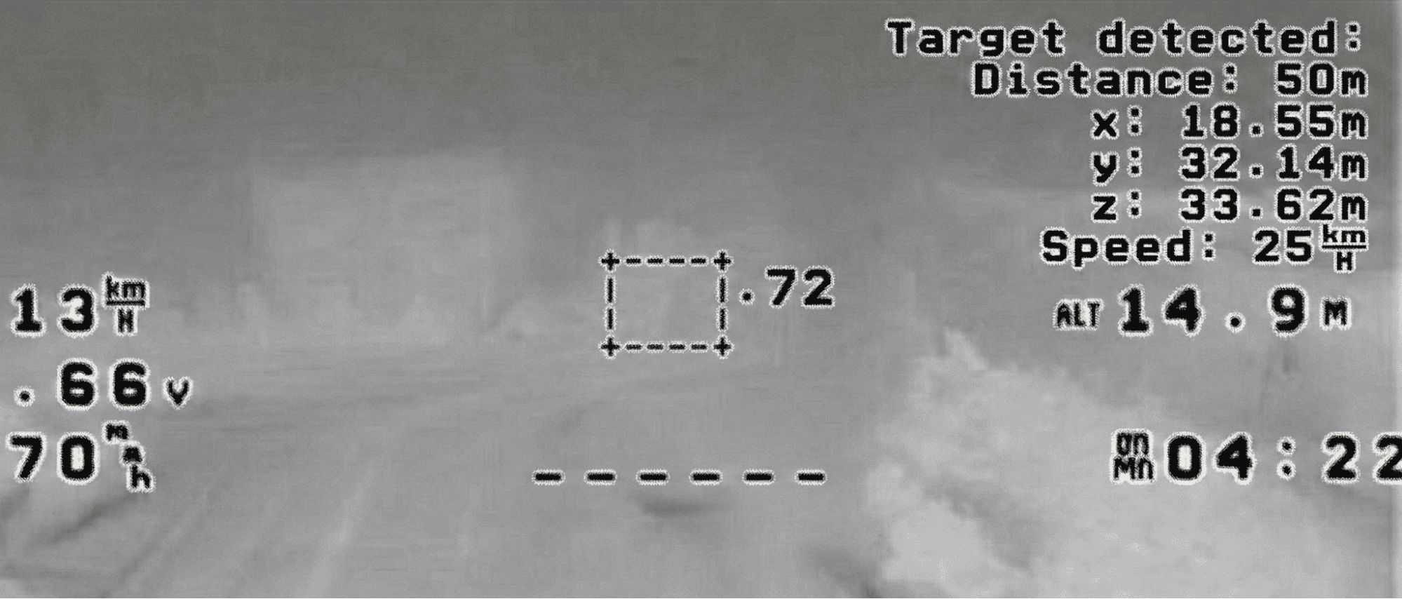 Operation of the radar homing head for interceptor drones. Photo credits: Valkyrie Dynamics