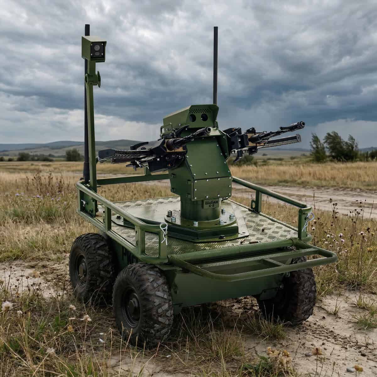 Ukraine Develops SHABLYA K-2 Combat Module With Paired AK-74 Rifles