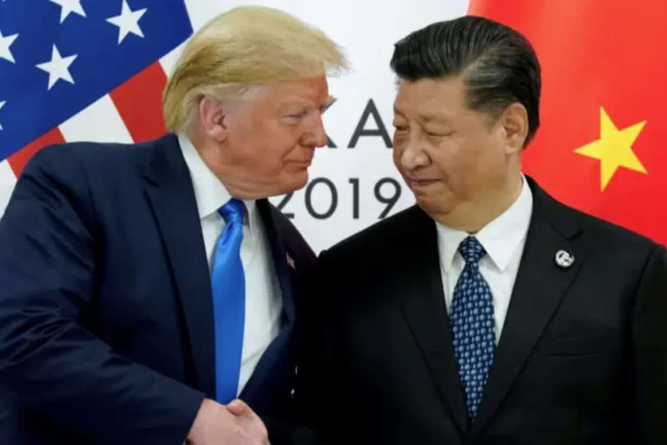 Xi Jinping and Trump. Photo from open sources