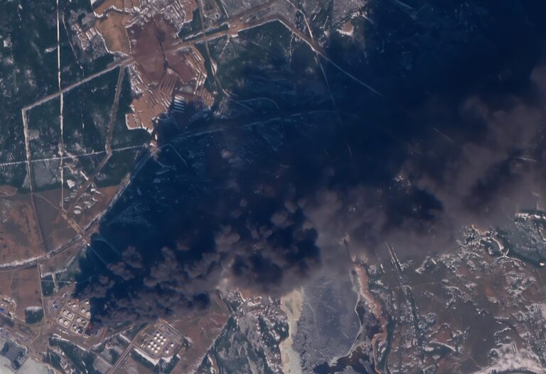 Satellite image of the port of Primorsk from March 24, 2026. Photo credits: Copernicus Browser