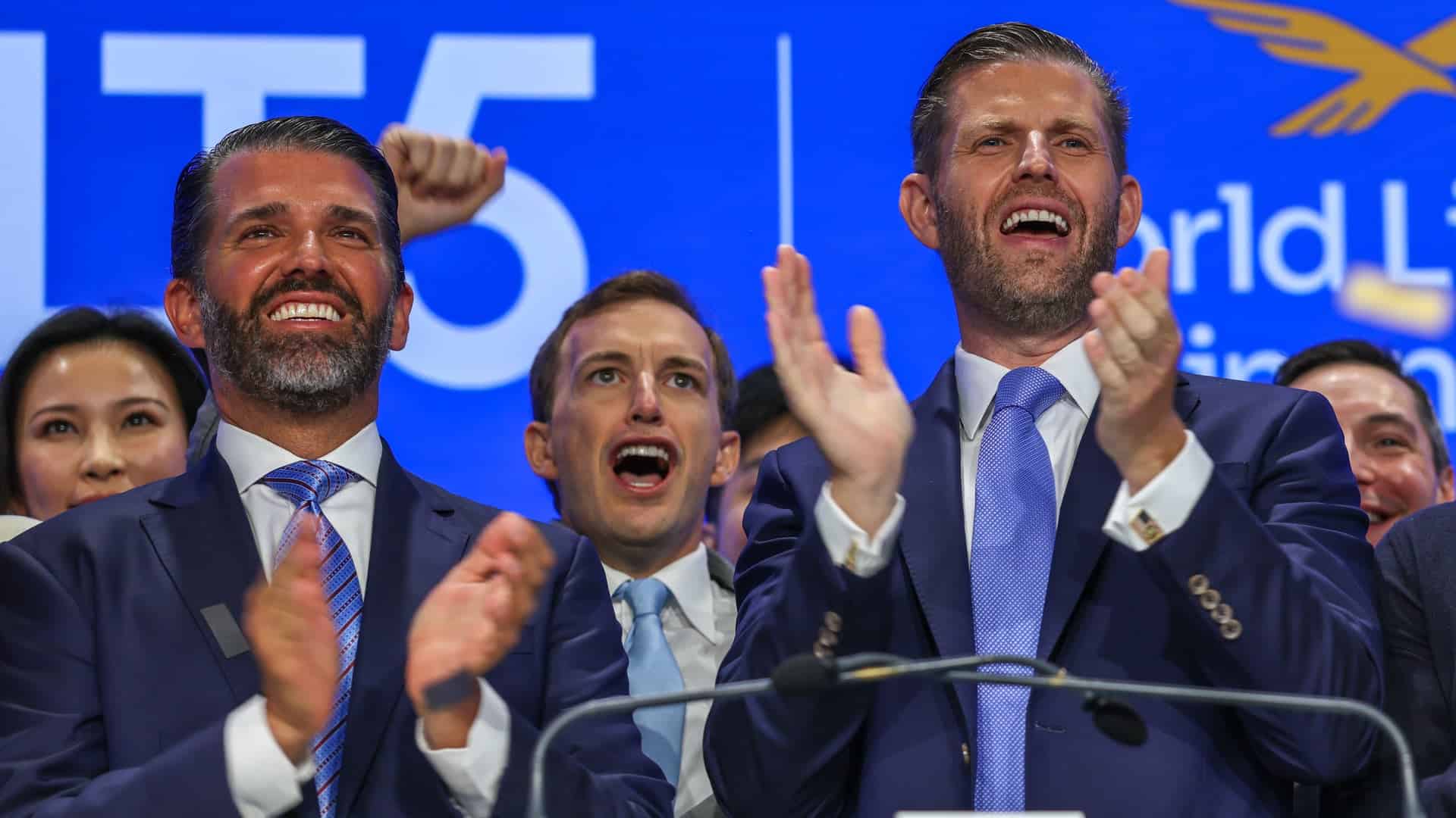 The sons of US President Donald Trump—Donald Trump Jr. (left) and Eric Trump. Photo credits: Getty Images