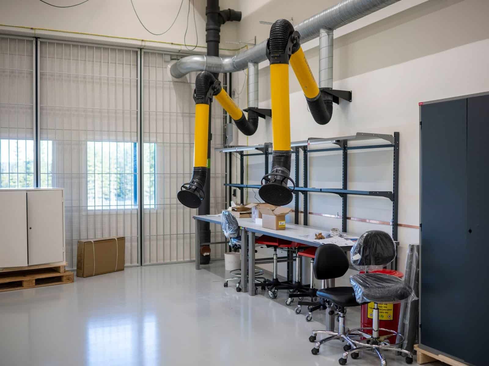 Rocket engine production workshop. Photo credits: Gøran Bohlin/VG
