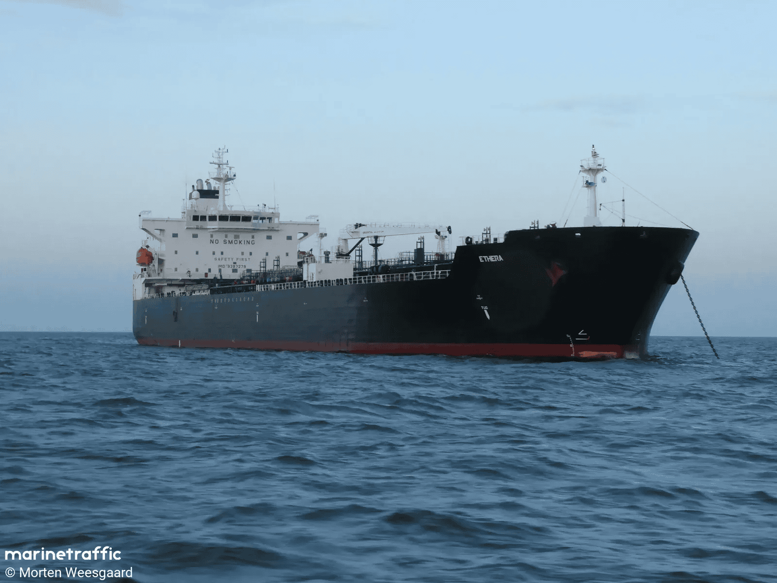 Tanker Ethera. Photo credits: Morten Weesgaard / MarineTraffic