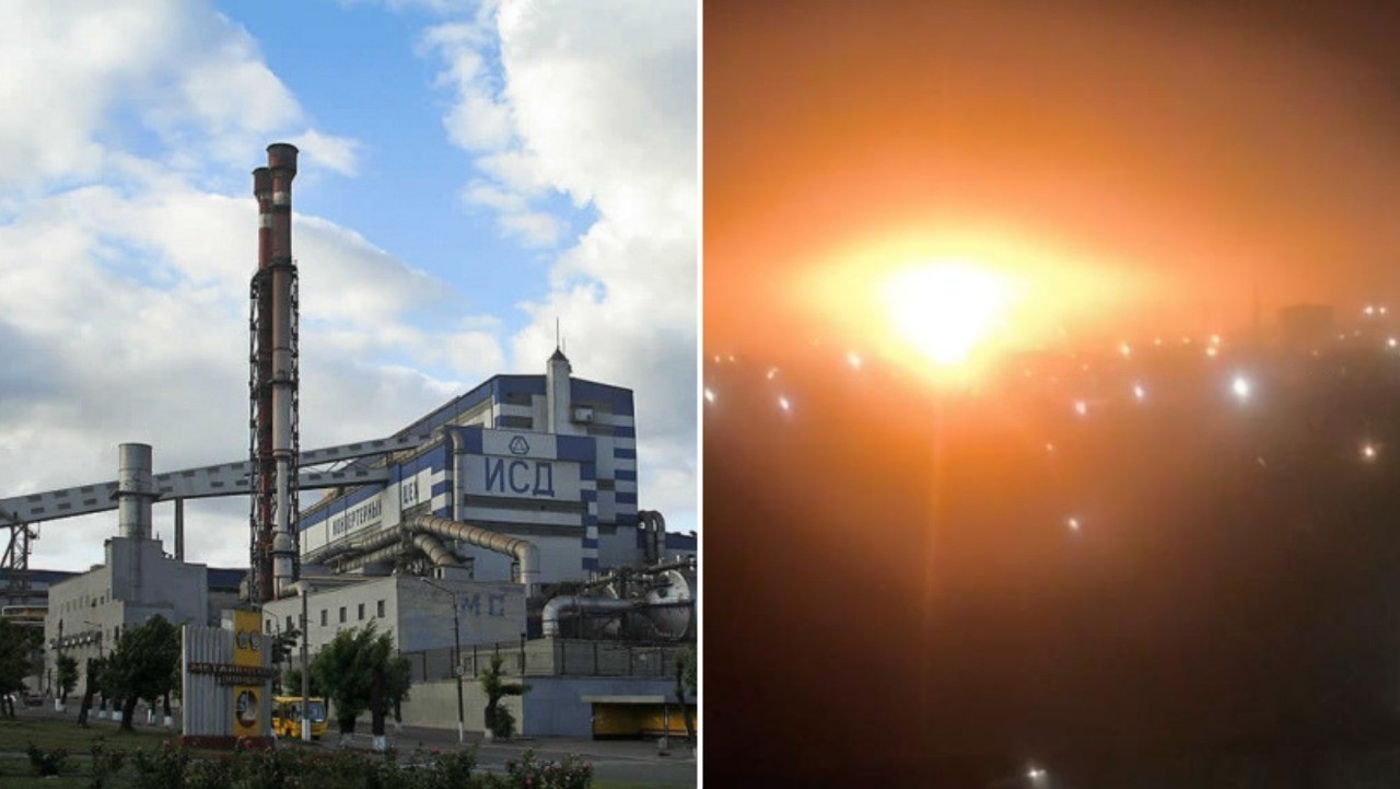 Drone Strike Hits Metallurgical Plant in Occupied Alchevsk