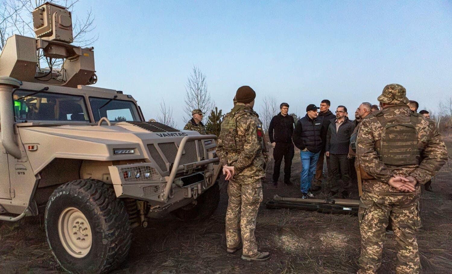 The RapidRanger air defense system with an LMM missile launcher in Ukraine. March 2026. Source: Mykhailo Fedorov.