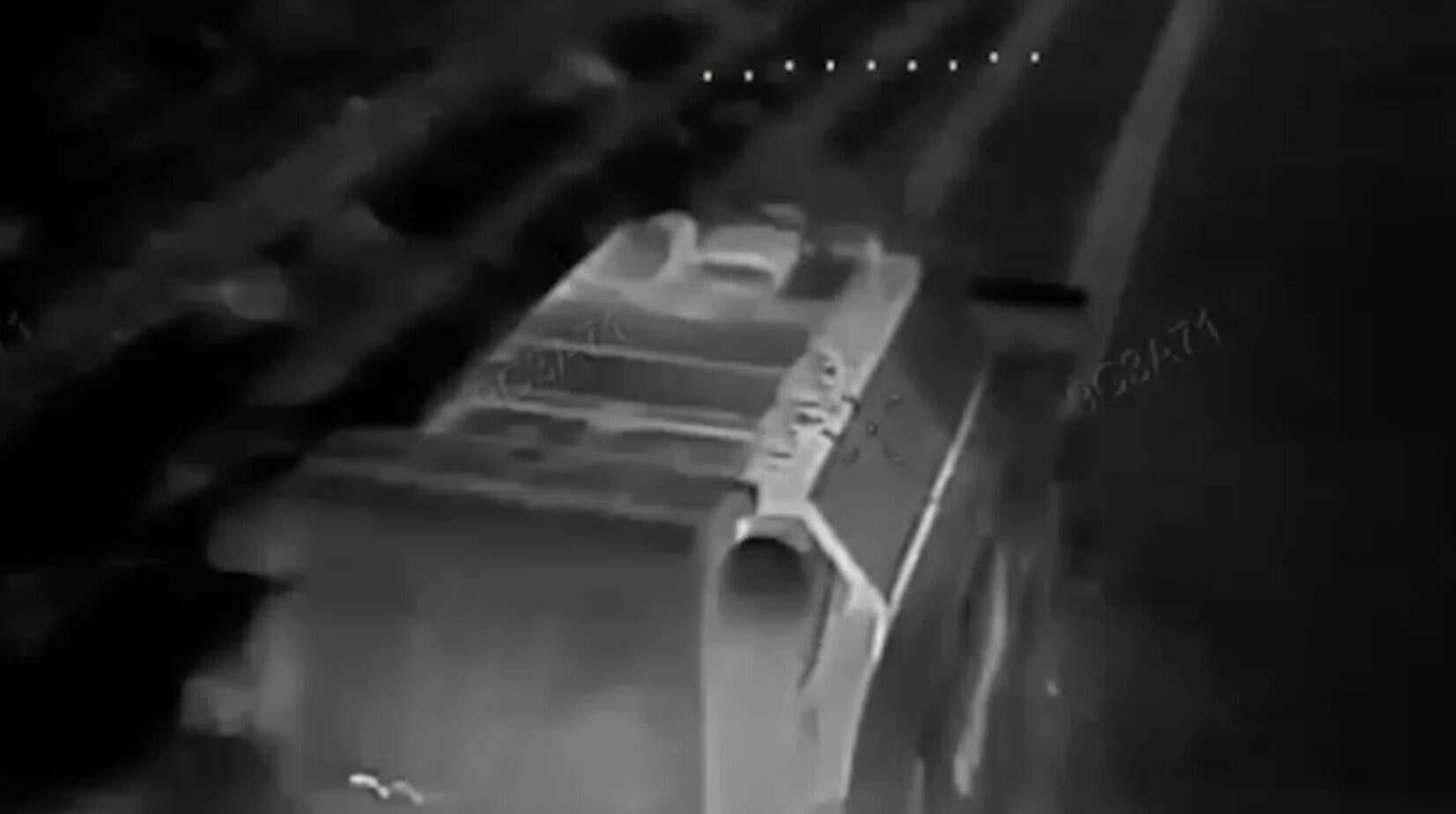 ЗРК Тор-М2 росіян в камері українського ударного дрона. Березень 2026. Джерело: Сили безпілотних систем ЗС України