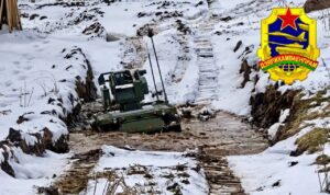 Belarusian Troops Begin Trials of Adunok Multifunctional Ground Robotic Systems