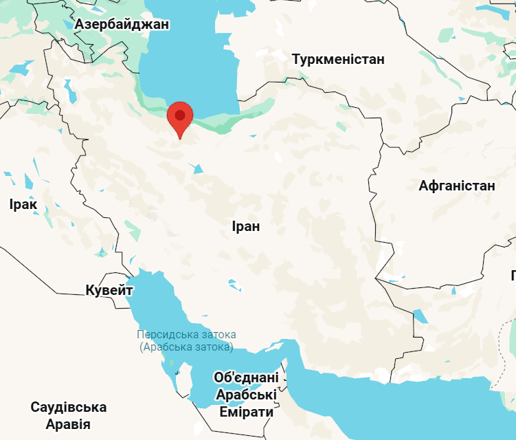 Місто Карадж. Джерело: Google Maps