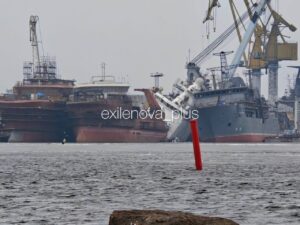 Після атаки дронів по Виборгу почався крен нового патрульного корабля Берегової охорони ФСБ РФ