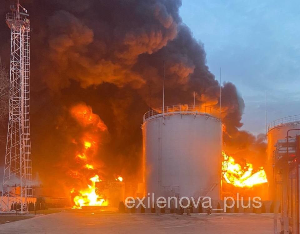 Ukrainian Defense Forces Strike Oil Depot in Labinsk, Kuban