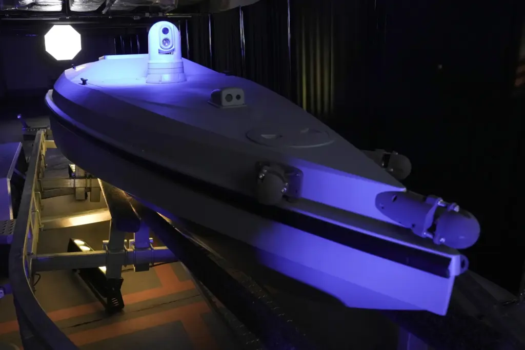 Морський дрон MAGURA від компанії UFORCE. Фото: Andrew Kravchenko/Bloomberg