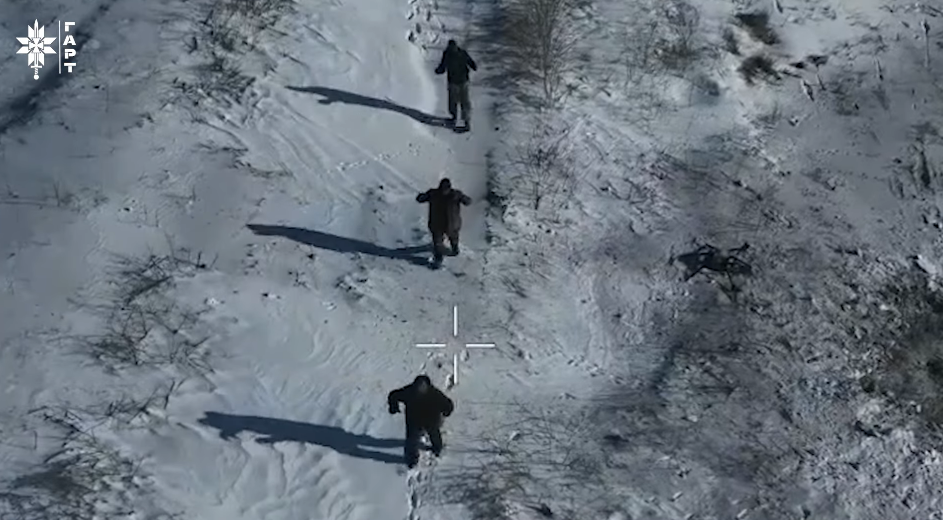 Бригада «Гарт» взяла полонених за допомогою дрона з гучномовцем