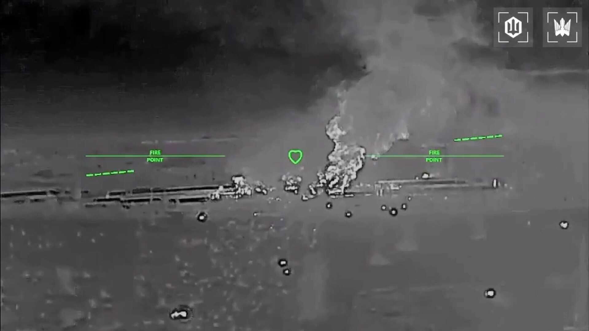 Ukrainian Drones Destroyed a Shahed UAV Depot Near Donetsk