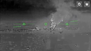 Українські дрони знищили склад «Шахедів» під Донецьком