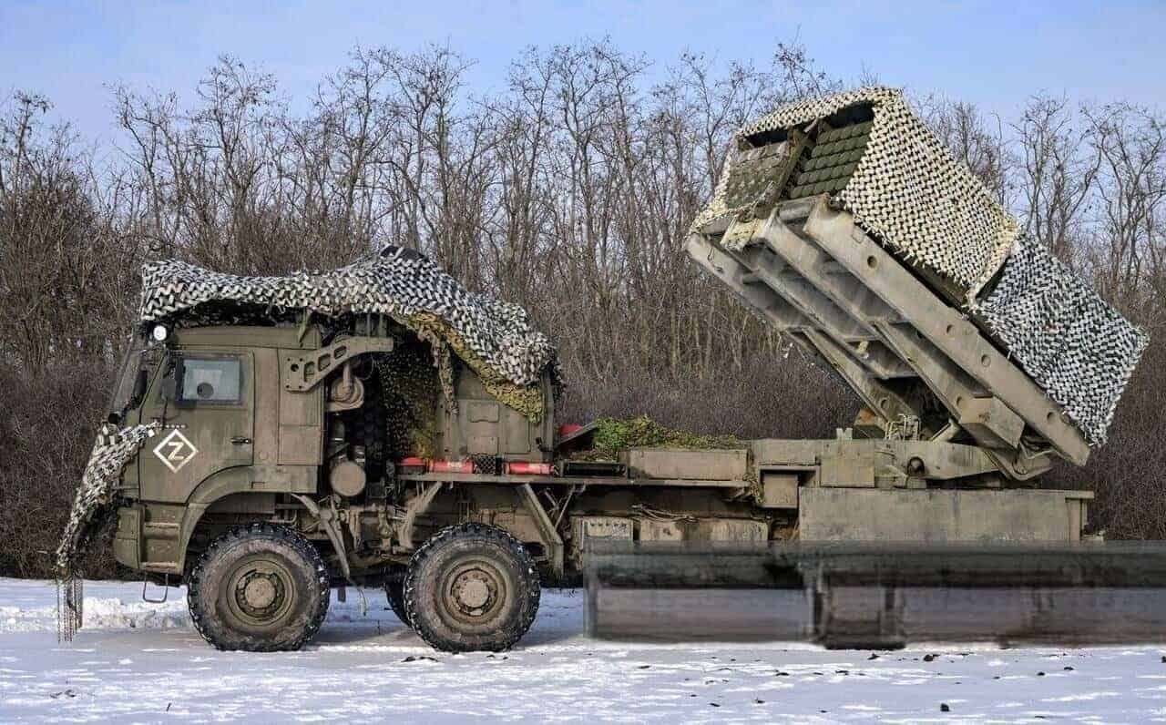 Система дистанційного мінування «Земледелие» на Луганщині. Джерело: «РИА Новости»