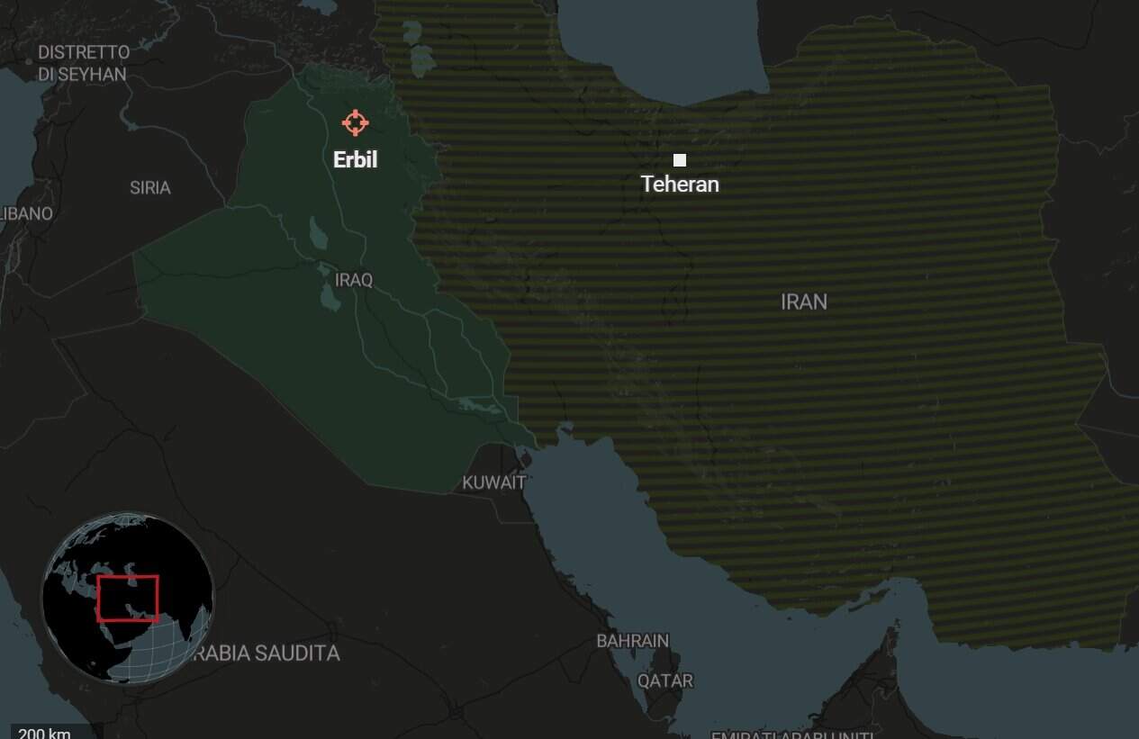 The Italian Singara camp in Erbil (Iraqi Kurdistan). Source: www.ilpost.it
