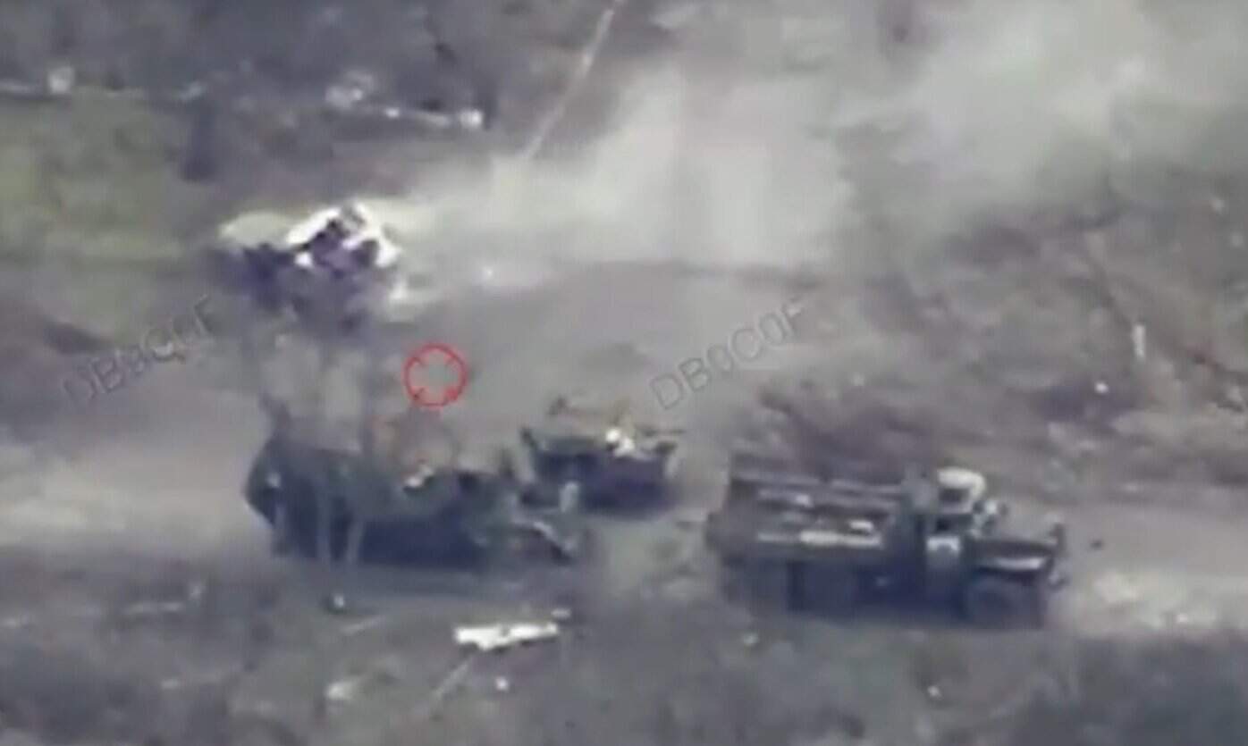 Уражена техніка окупантів на олександрівському напрямку. Березень 2026. Джерело: ДШВ ЗСУ