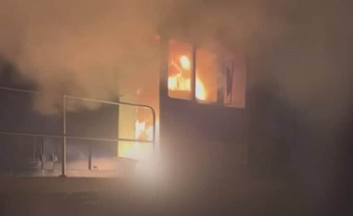 Спротив «Свобода России» та АТЕШ спалили два російських тепловози