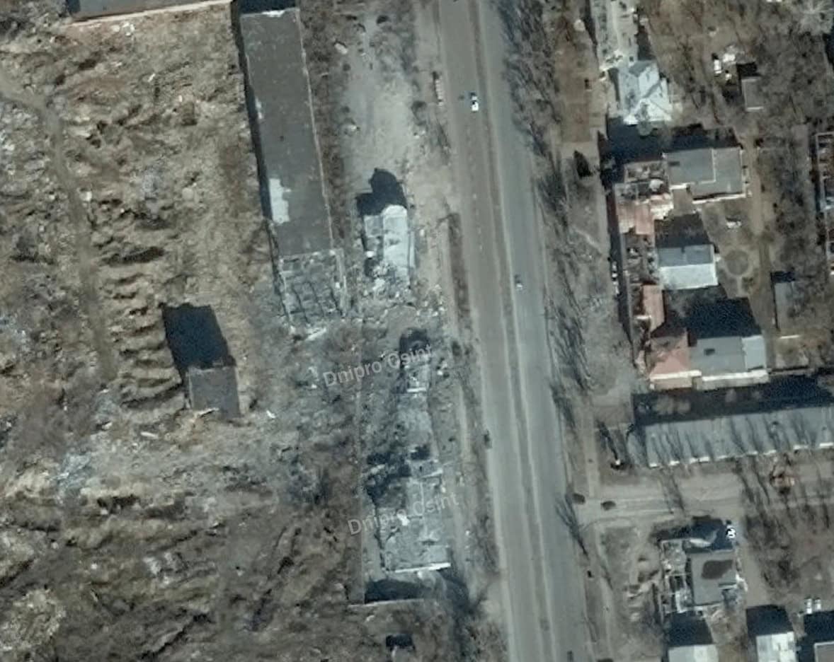 Уражений в Маріуполі склад боєприпасів окупантів повністю знищений