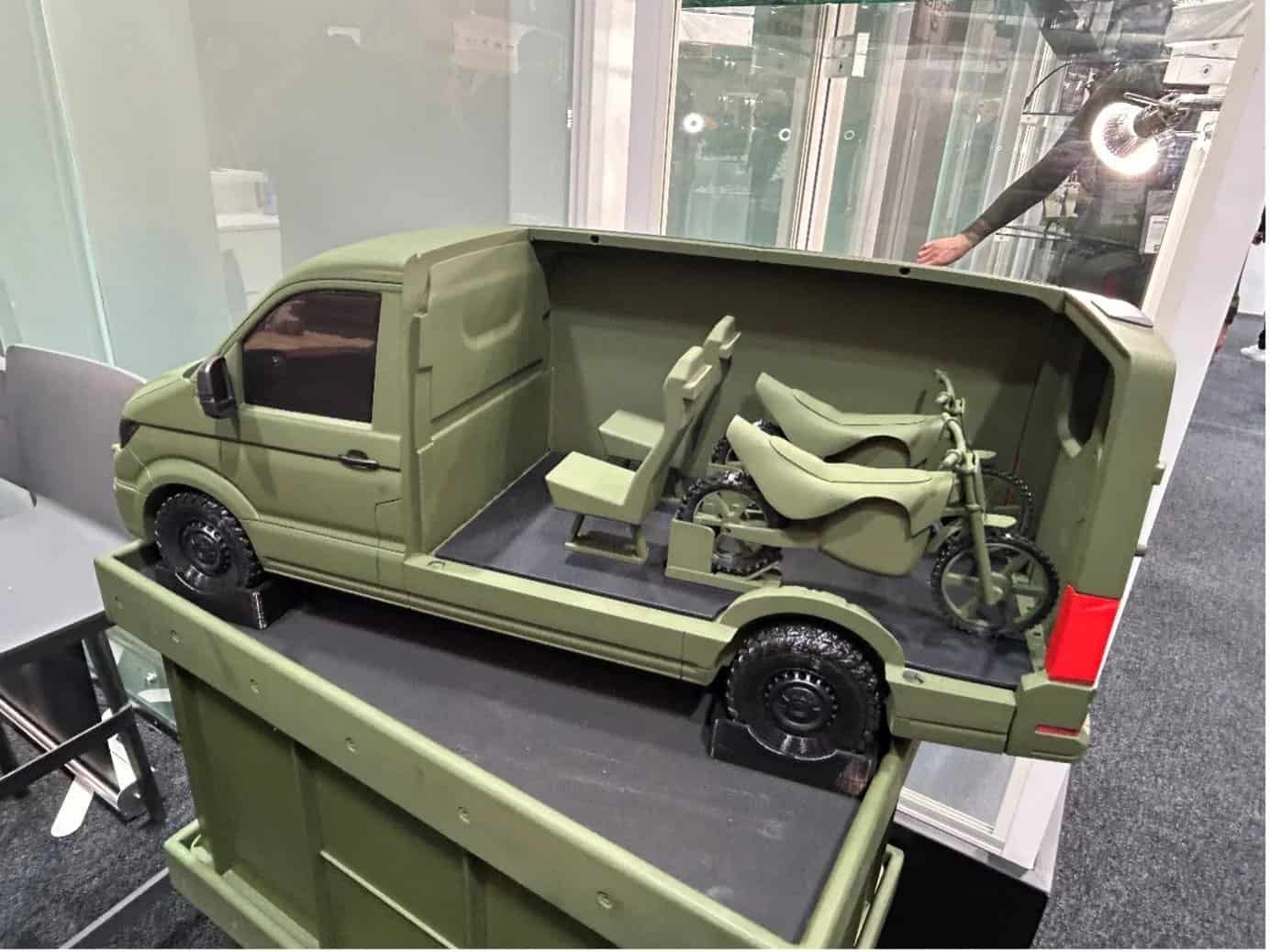 The MV.1 military vehicle prototype, based on the Amarok pickup truck. Source: CPM GmbH