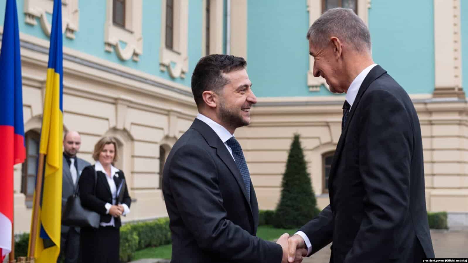 Зустріч українського президента з чеським прем'єром