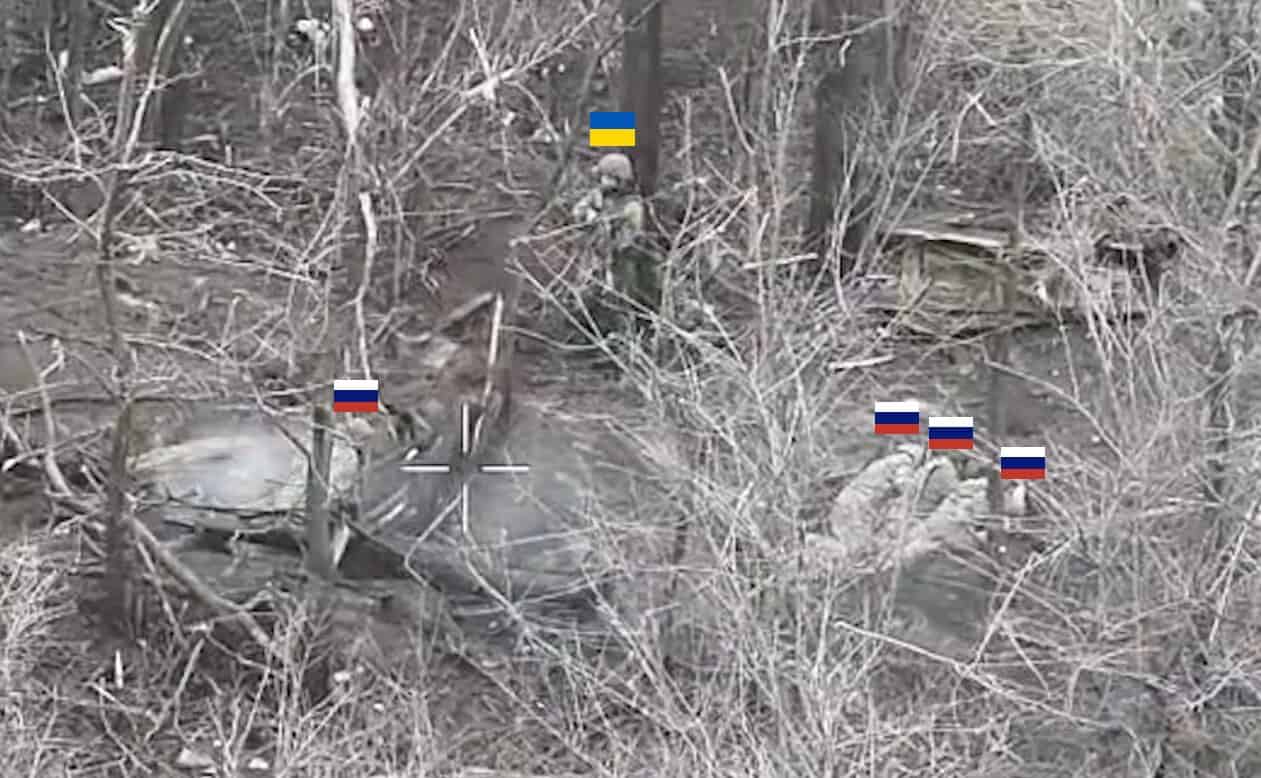 Two Ukrainian Armed Forces Soldiers Captured Eight Russians