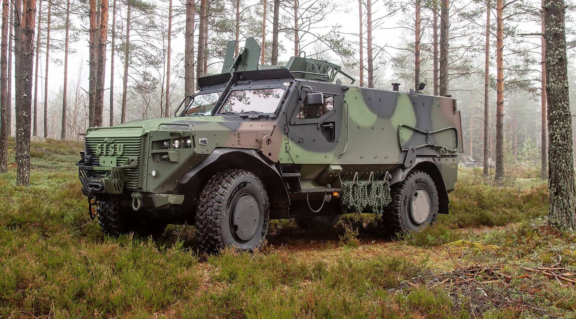 Наш арсенал: бронемашина Sisu GTP 4×4