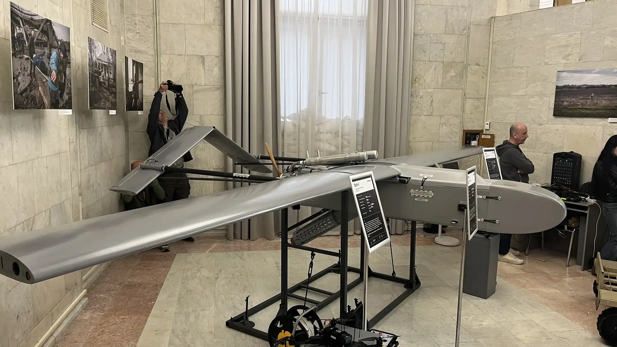 Ukrainian FP-1 long-range drone. May 2025, Ukraine. Photo credits: Mezha Media