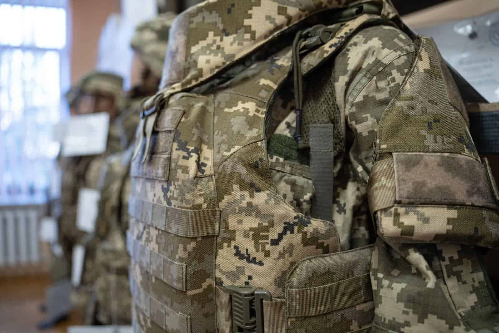 Body armor designed for female service members, December 2023. Photo credits: Ministry of Defense of Ukraine