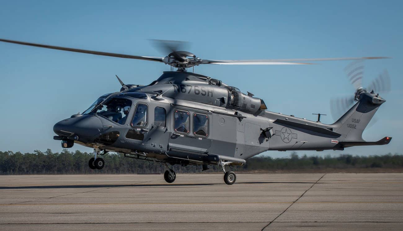 MH-139A Grey Wolf helicopter during tests. Photo credits: Boeing