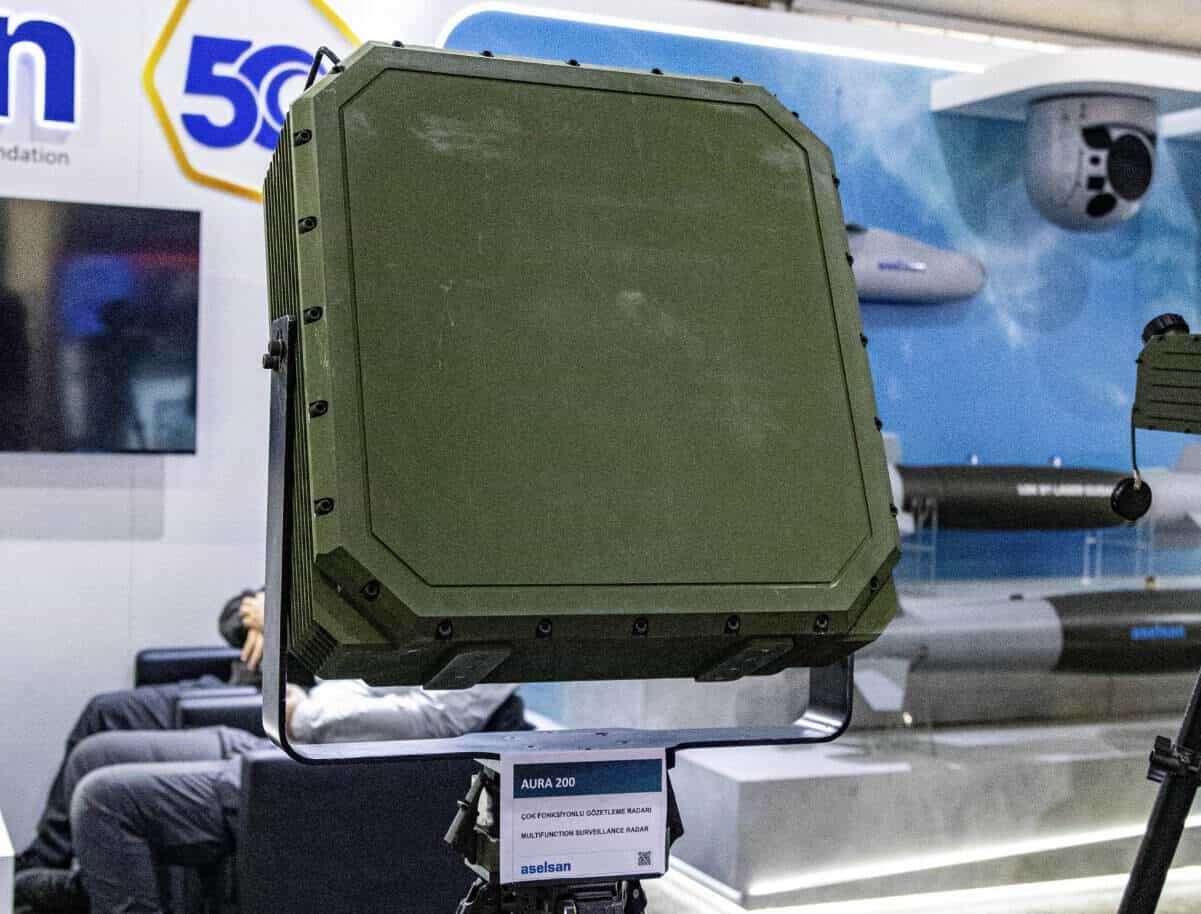 ASELSAN AURA radar. Photo credits: defenceturk.net