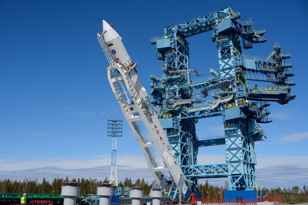 Підготовка до запуску ракети-носія «Ангара-1.2» із космодрому «Плесецьк», 23 квітня 2026 року. Фото: Міноборони РФ