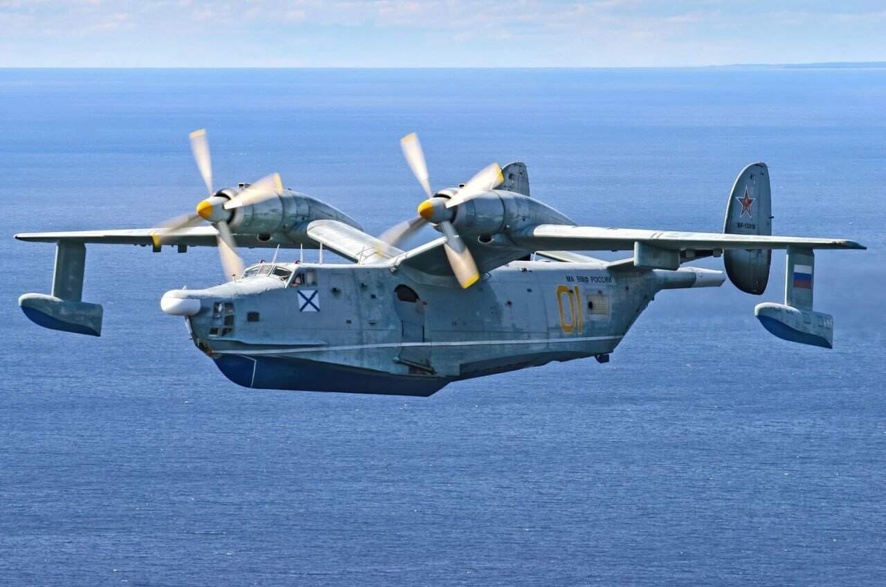 Russian Be-12 Aircraft Used Against Maritime Drones Struck in Crimea