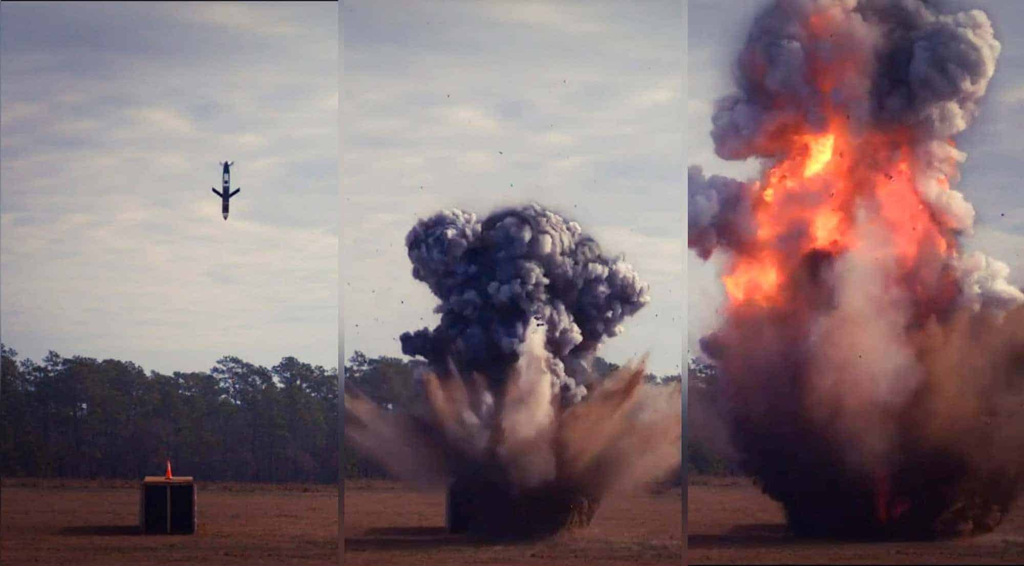 Testing the ERAM missile. Photo credits: U.S. Air Force