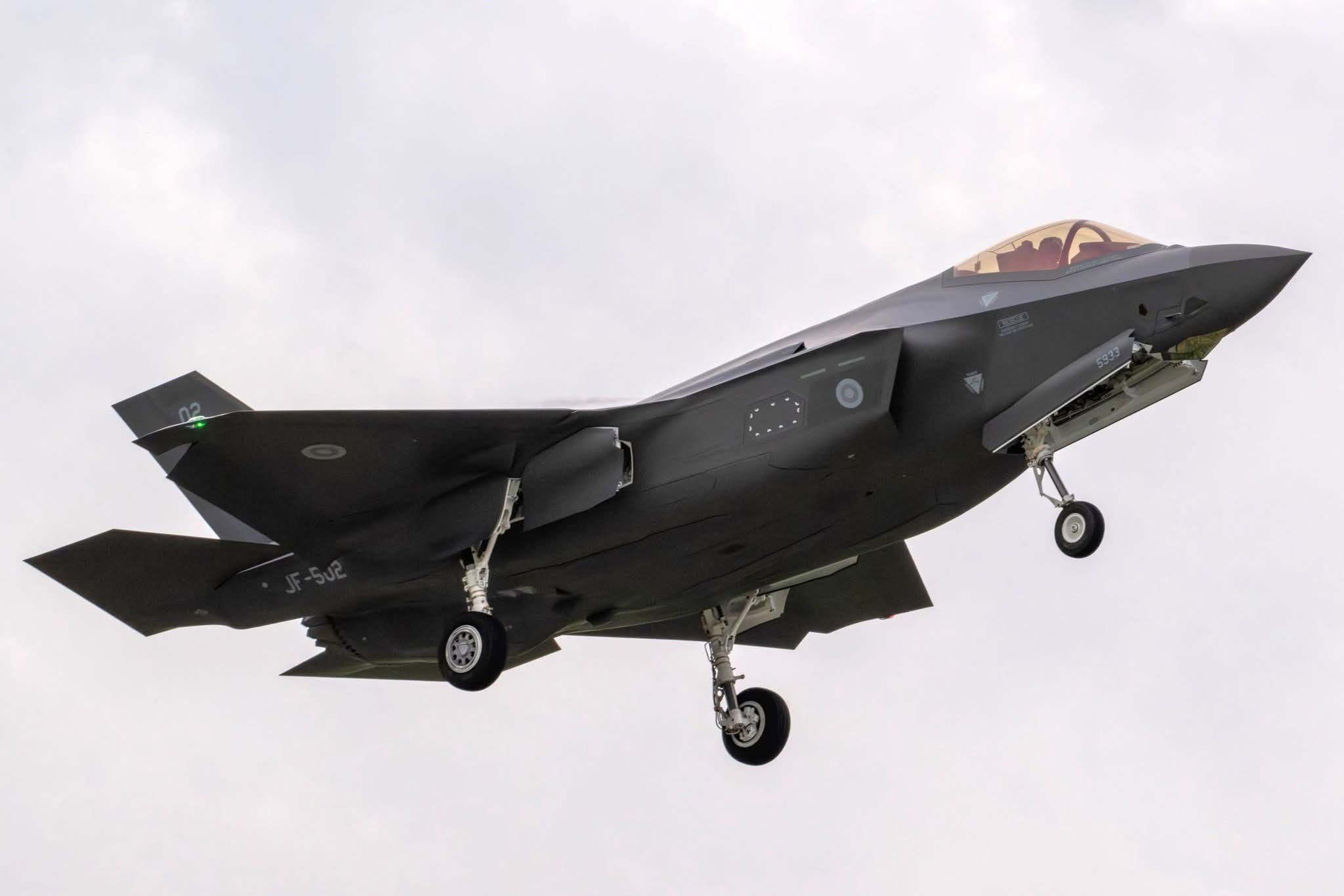 Пілот ПС Фінляндії вперше здійснив політ на винищувачі F-35A