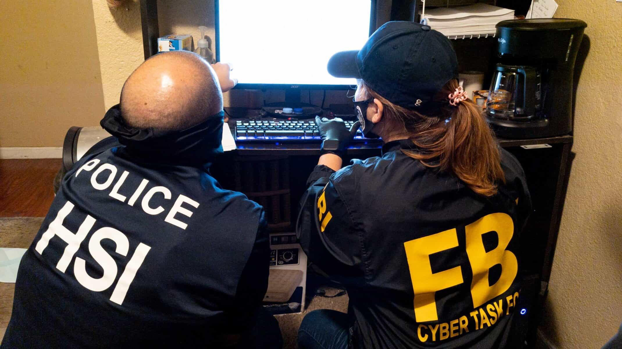 FBI cybersecurity experts. Photo credits: FBI.