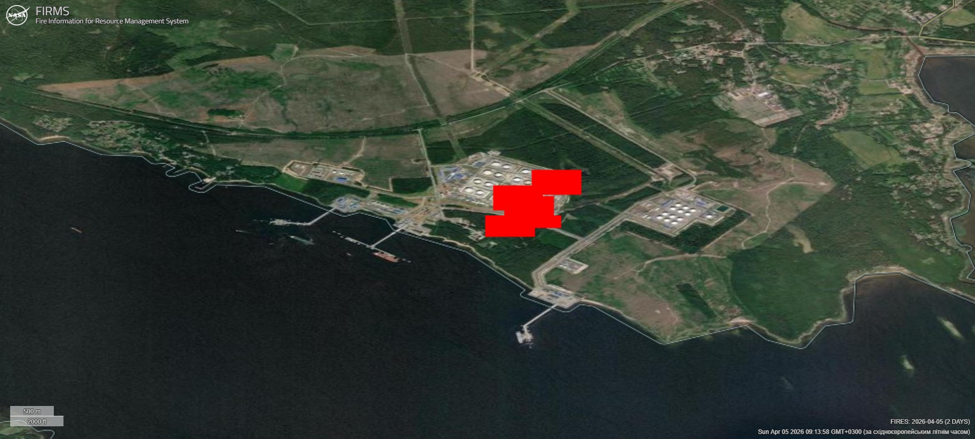 Drones Damage Oil Pipeline Near Port of Primorsk