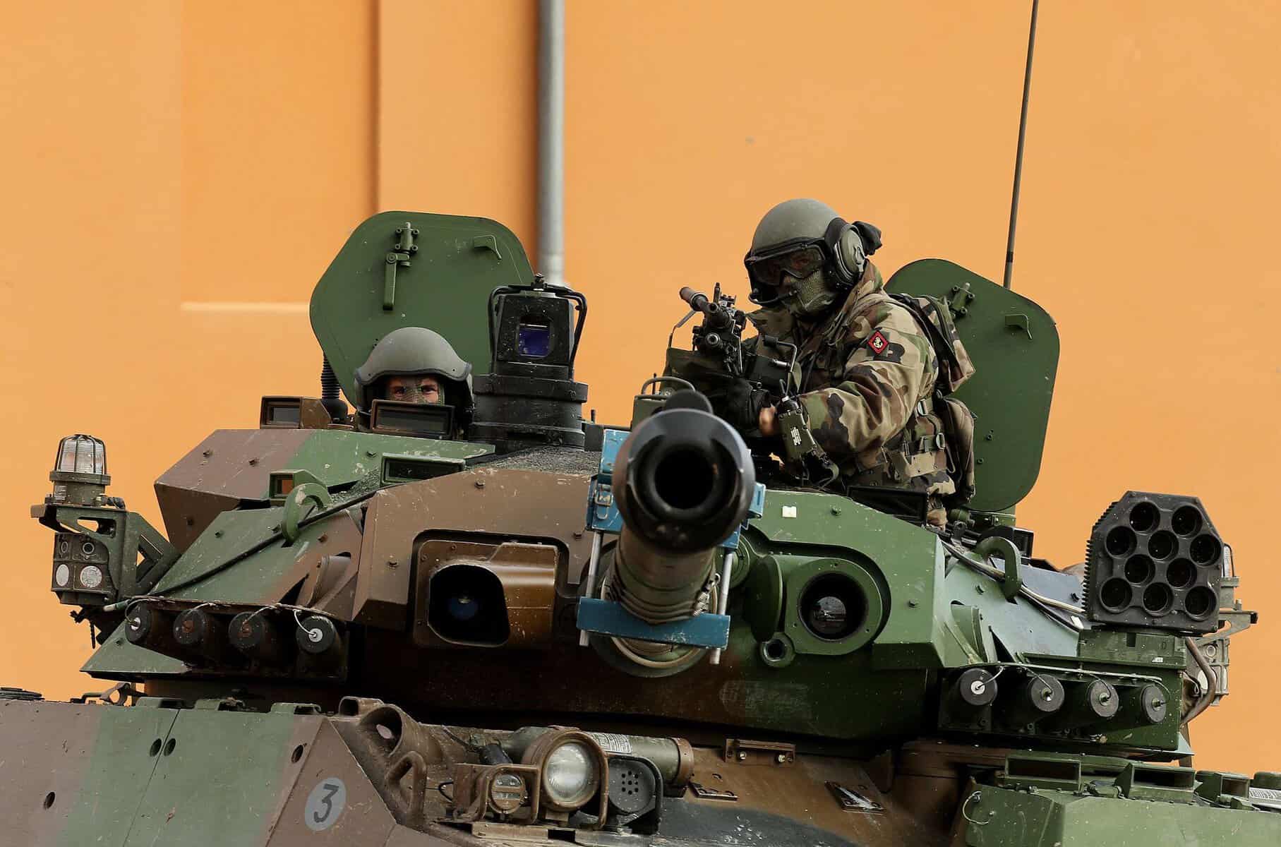 French Army soldiers during combat training. Photo credits: Wavell Room Ltd