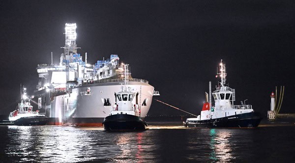 У Франції спустили на воду третій корабель постачання Émile Bertin