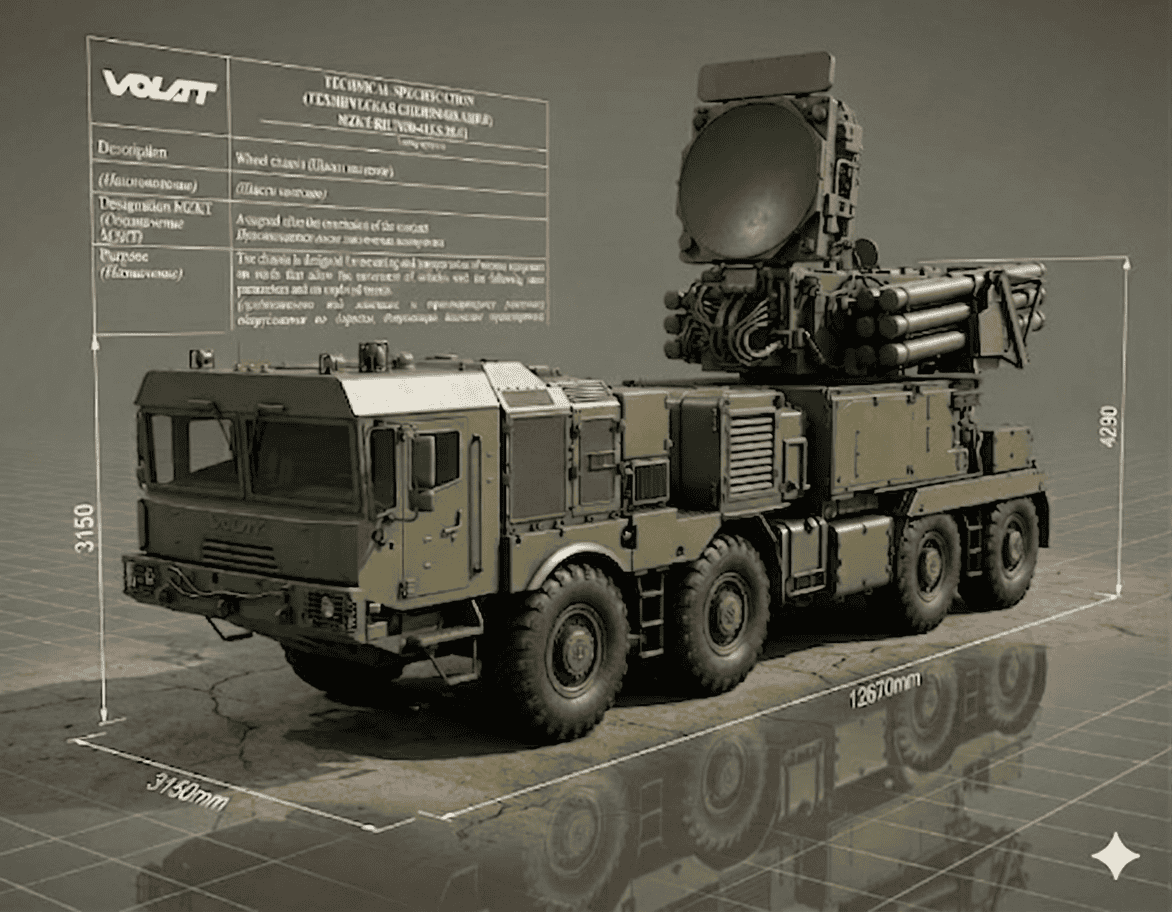 Belarus Supplying Russia With MZKT Armored Chassis for New Pantsir Version Since 2024