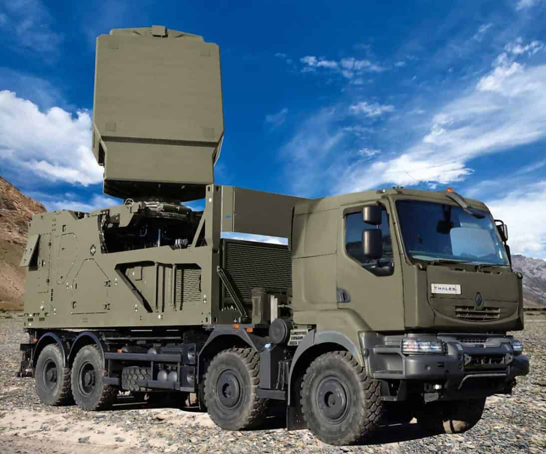Ground Fire 300 radar. Photo credits: Thales