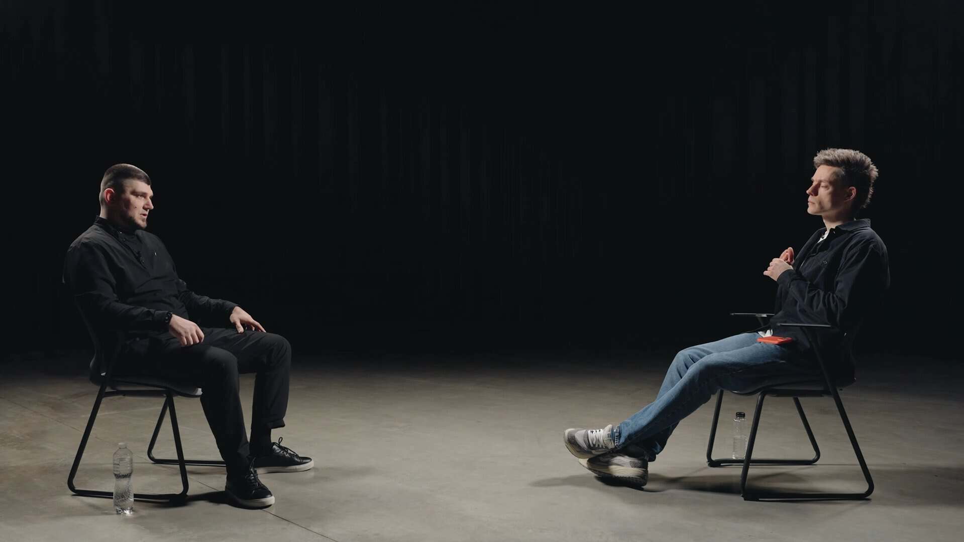 Denis Kapustin and Yuriy Dud. Photo credits : vDud YouTube channel