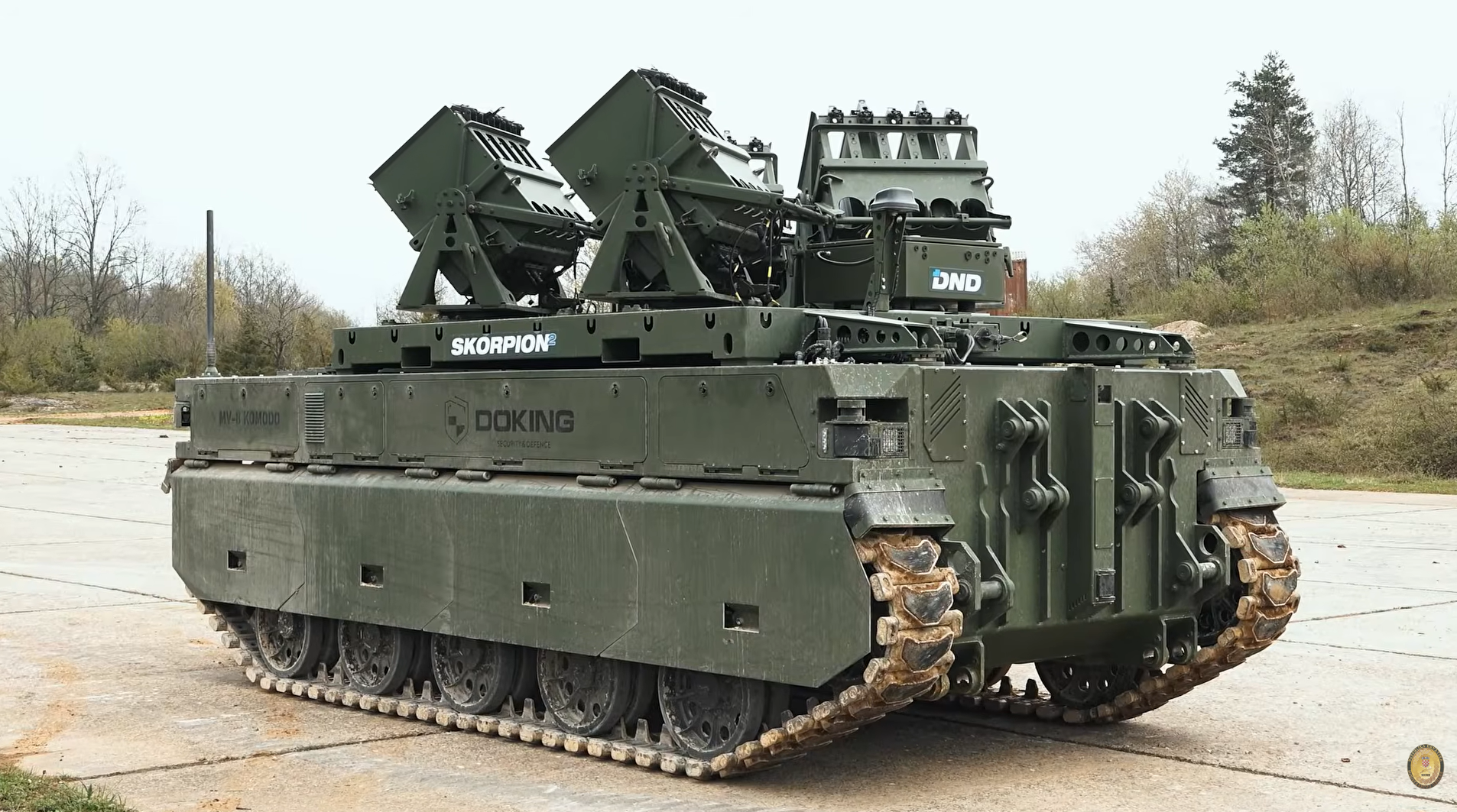У Хорватії представили НРК MV-8 Komodo із системою мінування Skorpion 2