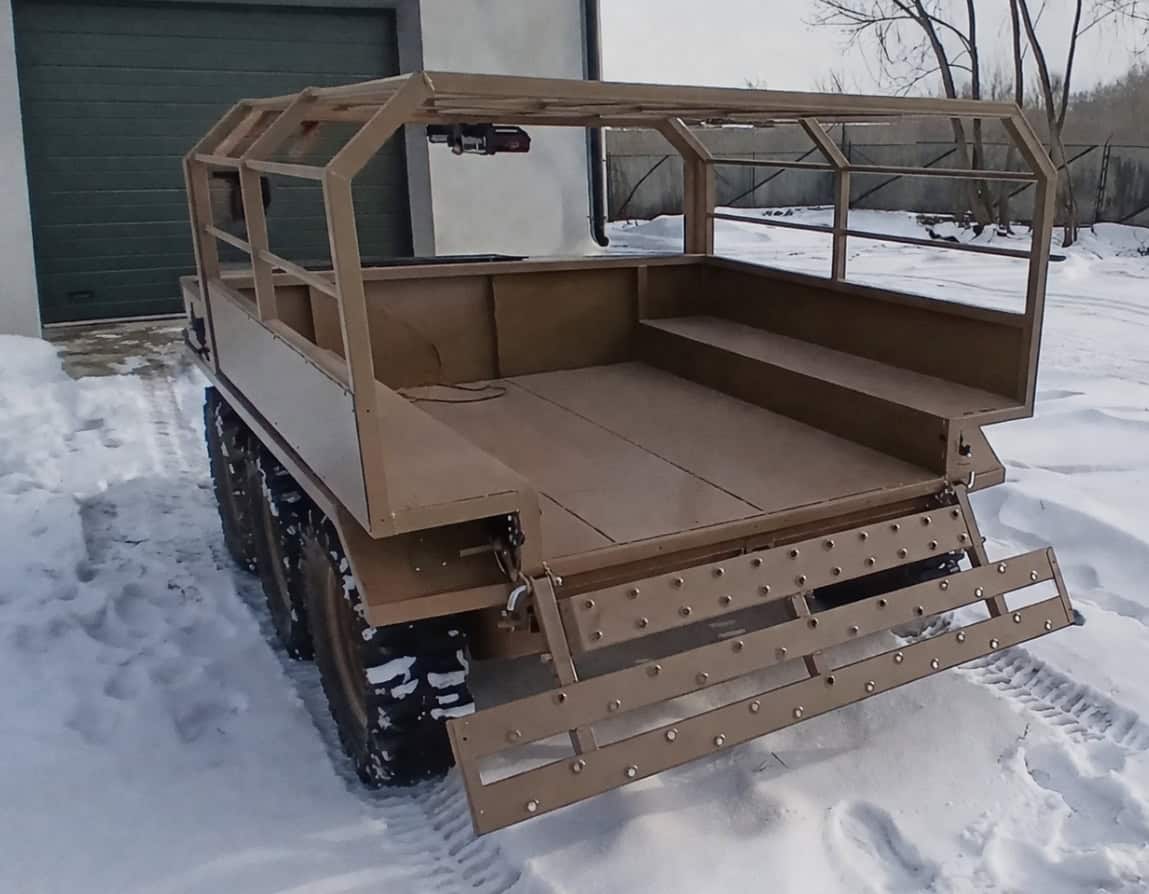 Український НРК Mamont зі самоскидом. Джерело: Armolab